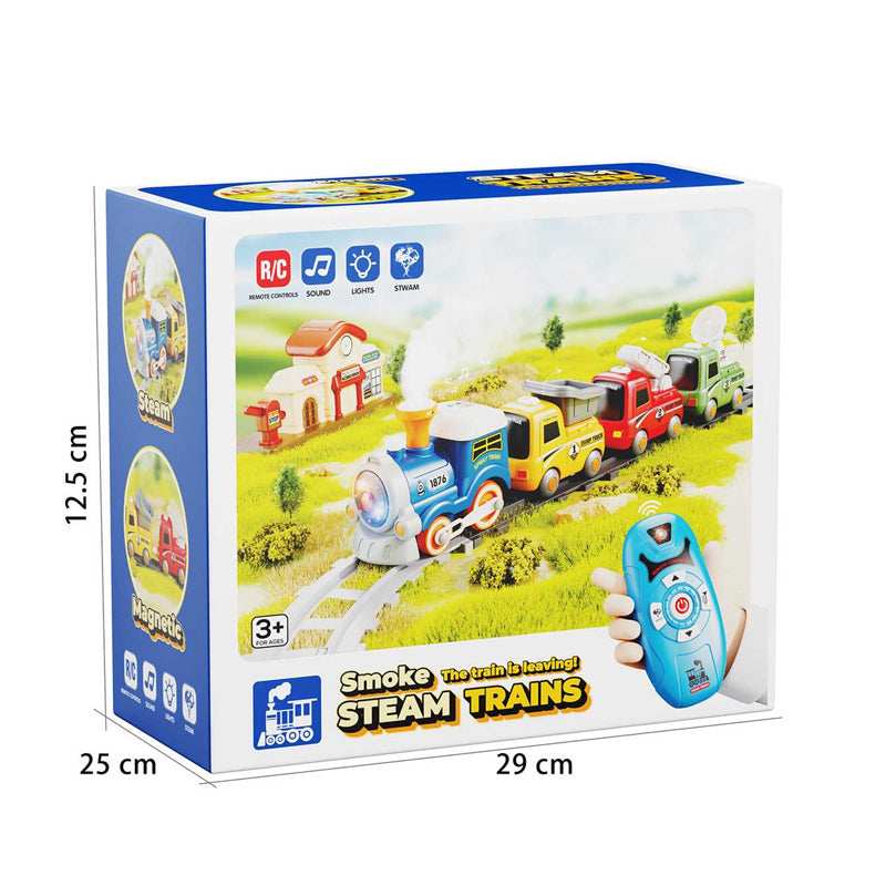 لعبة قطار بخاري بريموت كنترول للأطفال في الكويت | RC Steam Train Toy for Kids Kuwait